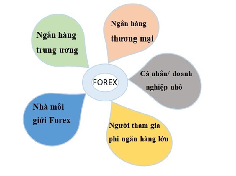 Những chủ thể tham gia vào giao dịch trên thị trường ngoại hối Forex là ai?